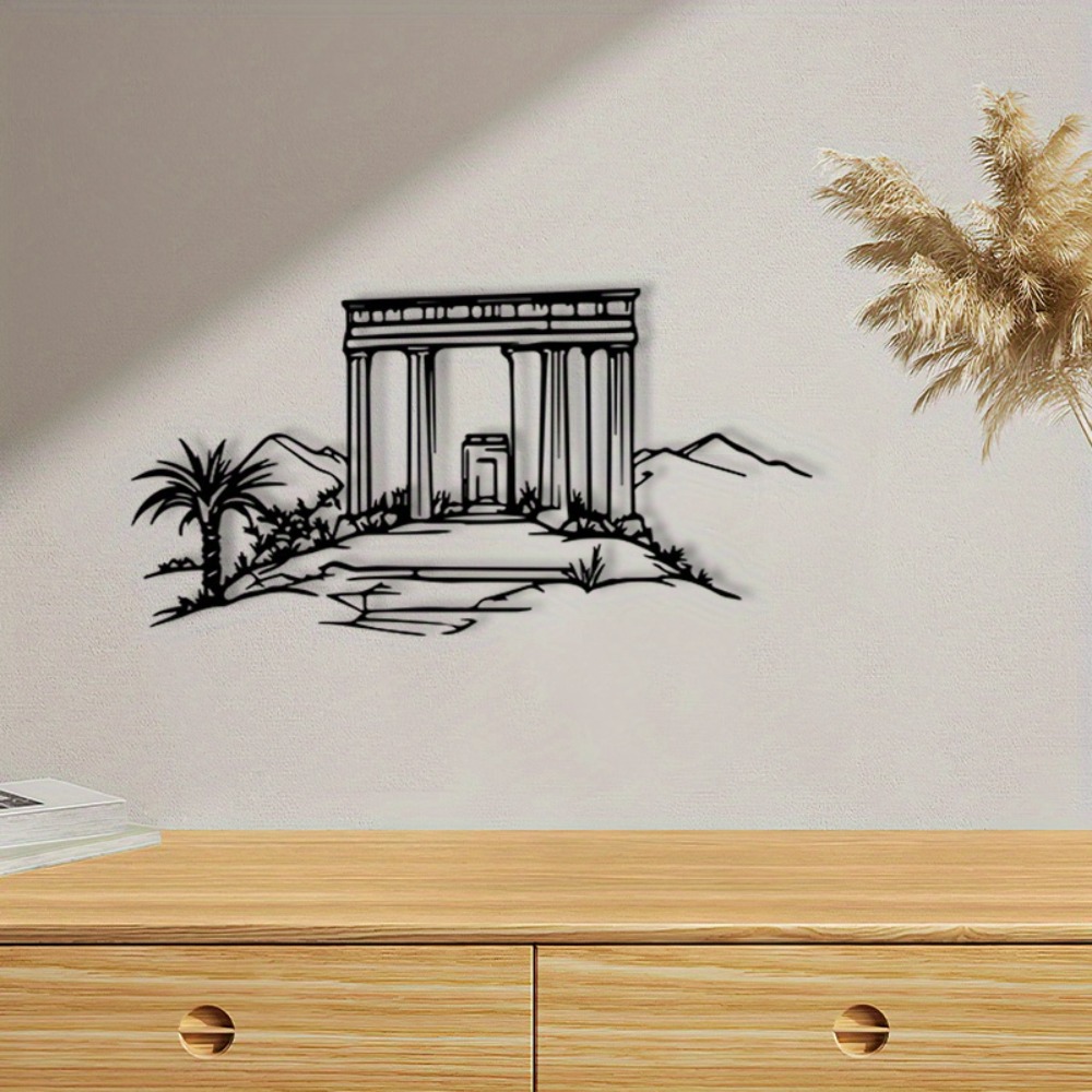 Wall Art - CIFBUY 鉄製ウォールアート 宗教壁画 金属彫刻 パウダーコーティングされた飾り板 文化ギフト