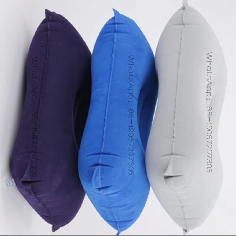 Throw Pillow - Xujun1105641611ストア 2個入り パイロットウエストピロー トラベルナップスロー枕 ウエストPVCフロッキング加工スクエア型インフレータブルピロー