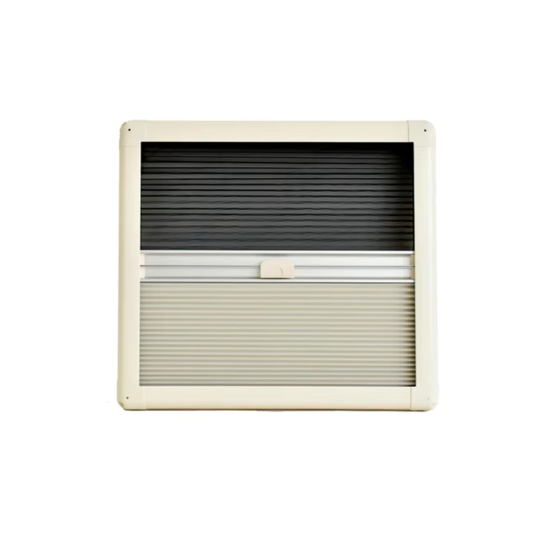 Curtain Curtain - RVサイドプッシュアウトウィンドウ、サンシェードカーテン、蚊帳付き、アクリル二重層キャラバンウィンドウ、35x50