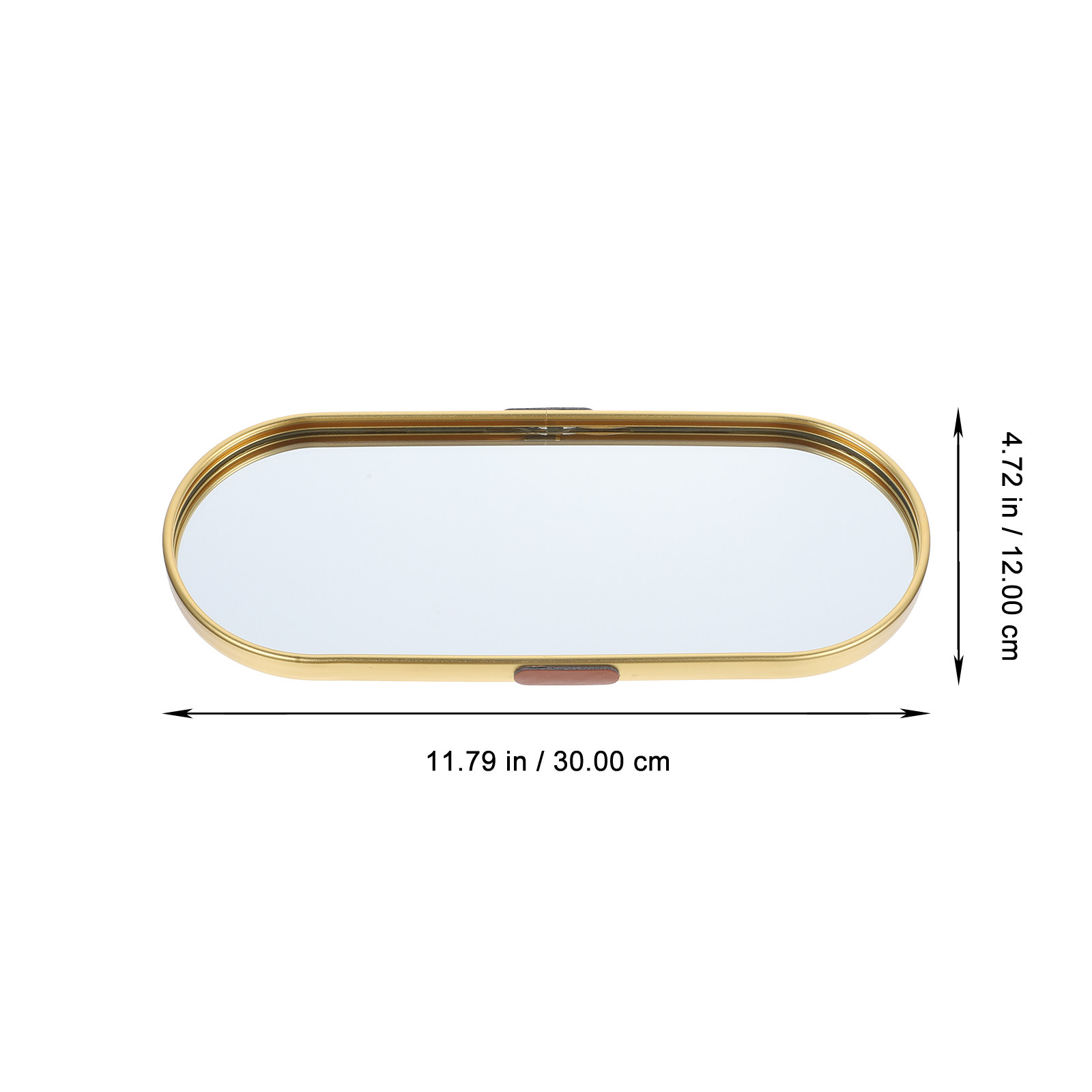 アンティーク調の装飾ミラー付きトレイ。卓上でのジュエリー整理 - Decorative Mirror のレビューと価格