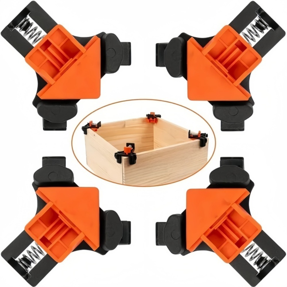 4個 90 °   直角クランプ固定クリップ額縁コーナークラ - Picture Frame のレビューと価格