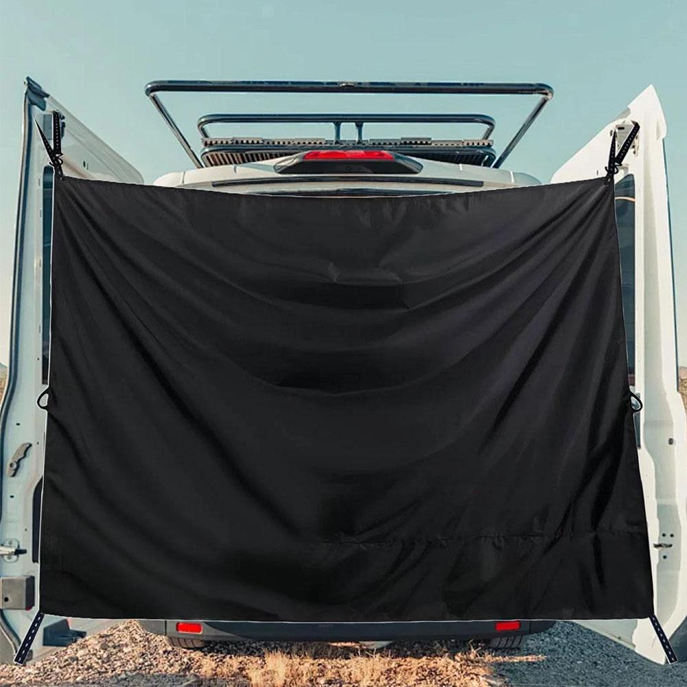 車のプライバシーシェードカバー バンの後部ドアカーテン 車の - Curtain Curtain のレビューと価格