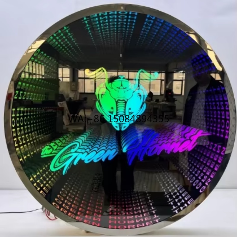 絶妙な無限反射3D LEDインフィニティアビスミラー、カスタ - Decorative Mirror のレビューと価格