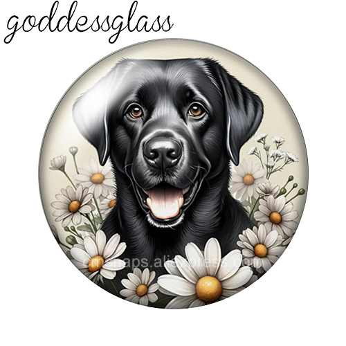 ‌ 花の中の可愛い犬 シープドッグ ブルドッグ 10個 12 - Vase Decor のレビューと価格