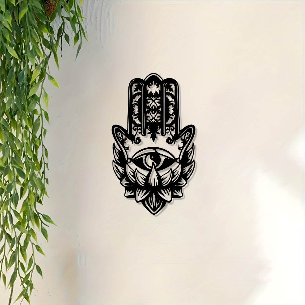 CIFBUY ハムサハンド イービルアイ メタルウォールアー - Wall Art のレビューと価格
