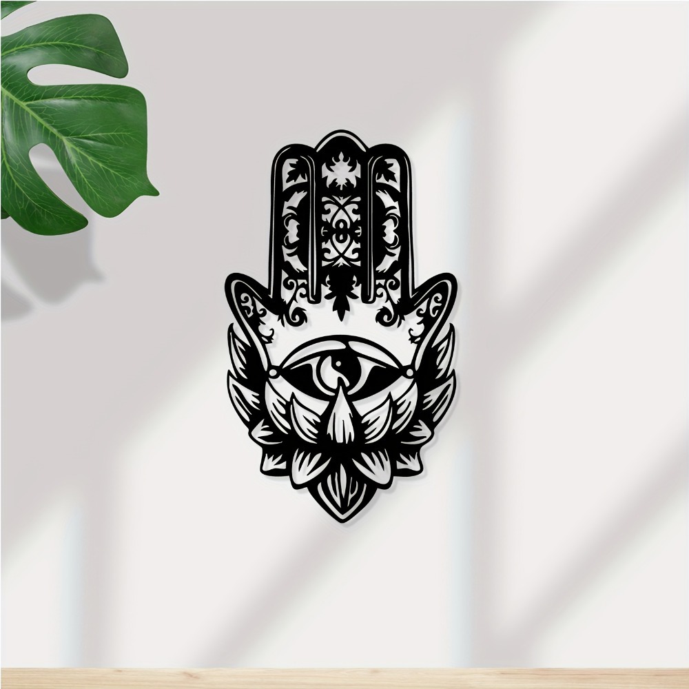 CIFBUY ハムサハンド イービルアイ メタルウォールアー - Wall Art のレビューと価格