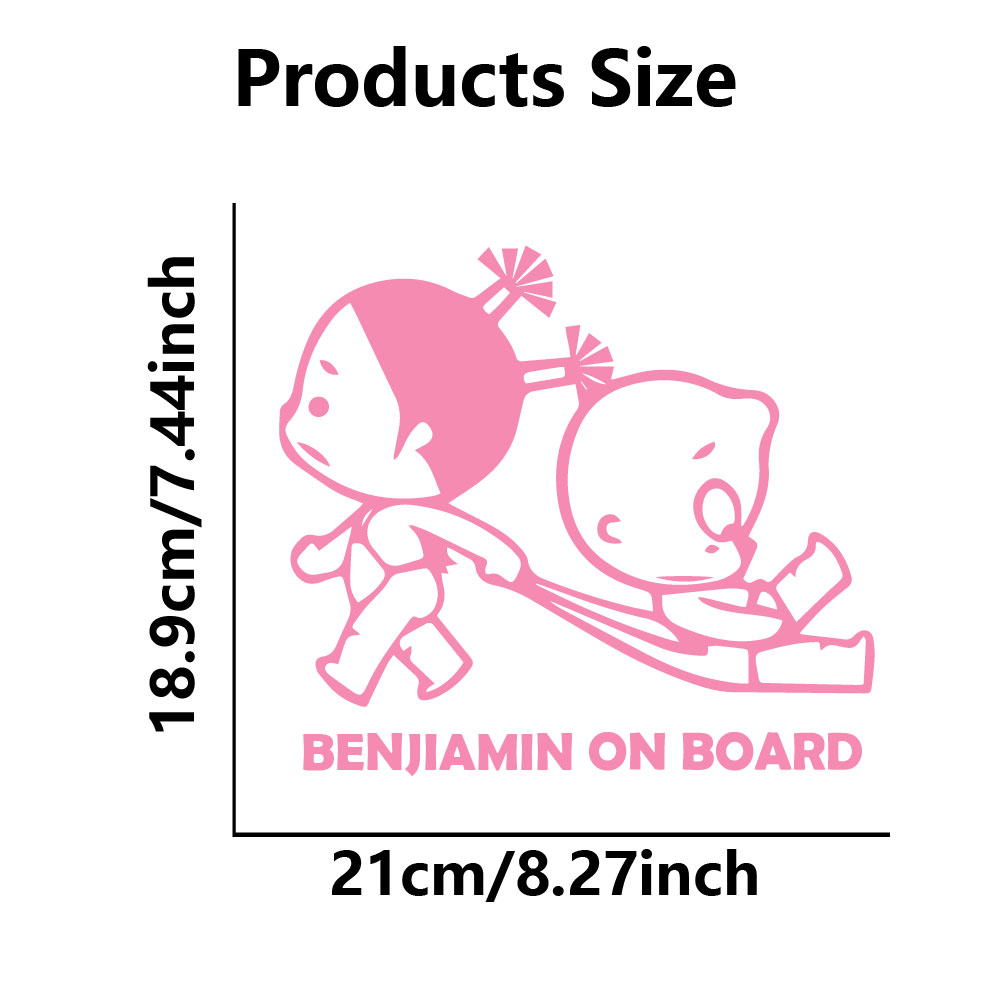 1枚の素敵な子供たちが車の中で遊ぶカスタムテキストカーステッ - Wall Sticker のレビューと価格
