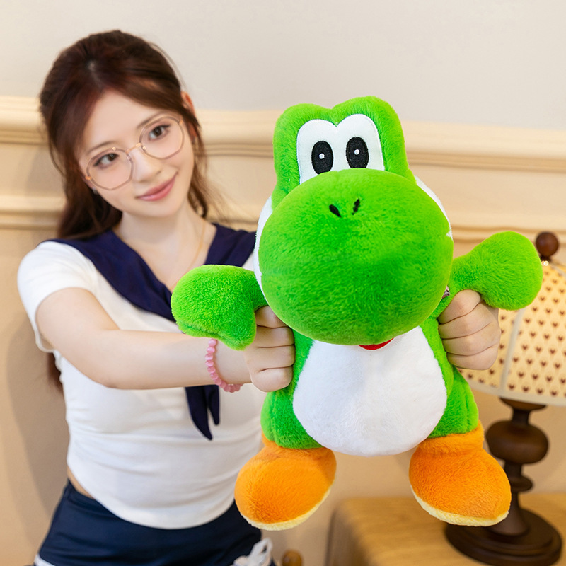 かわいいヨッシーグリーン恐竜ぬいぐるみ柔らかいぬいぐるみ人形 - Throw Pillow のレビューと価格