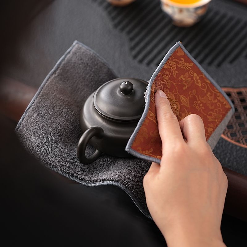 伝統的な中国禅新年装飾テーブルランナー防水茶道マット汚れ防止 - Table Runner のレビューと価格