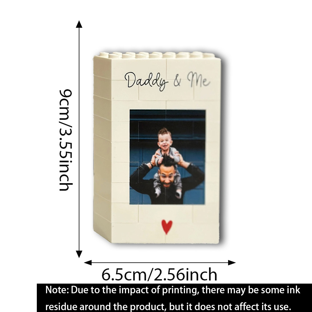 パパと私のお揃いブロック写真ギフト、お父さんや彼へのカスタム - Picture Frame のレビューと価格