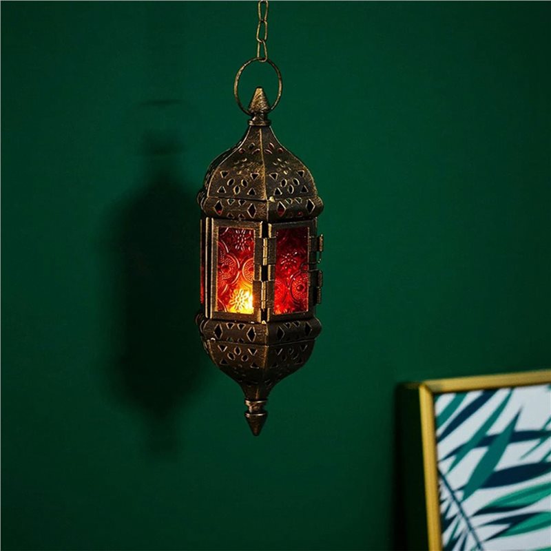 AB34-4個入り、六角形のモロッコ風装飾キャンドルランタン - Candle Holder Decor のレビューと価格