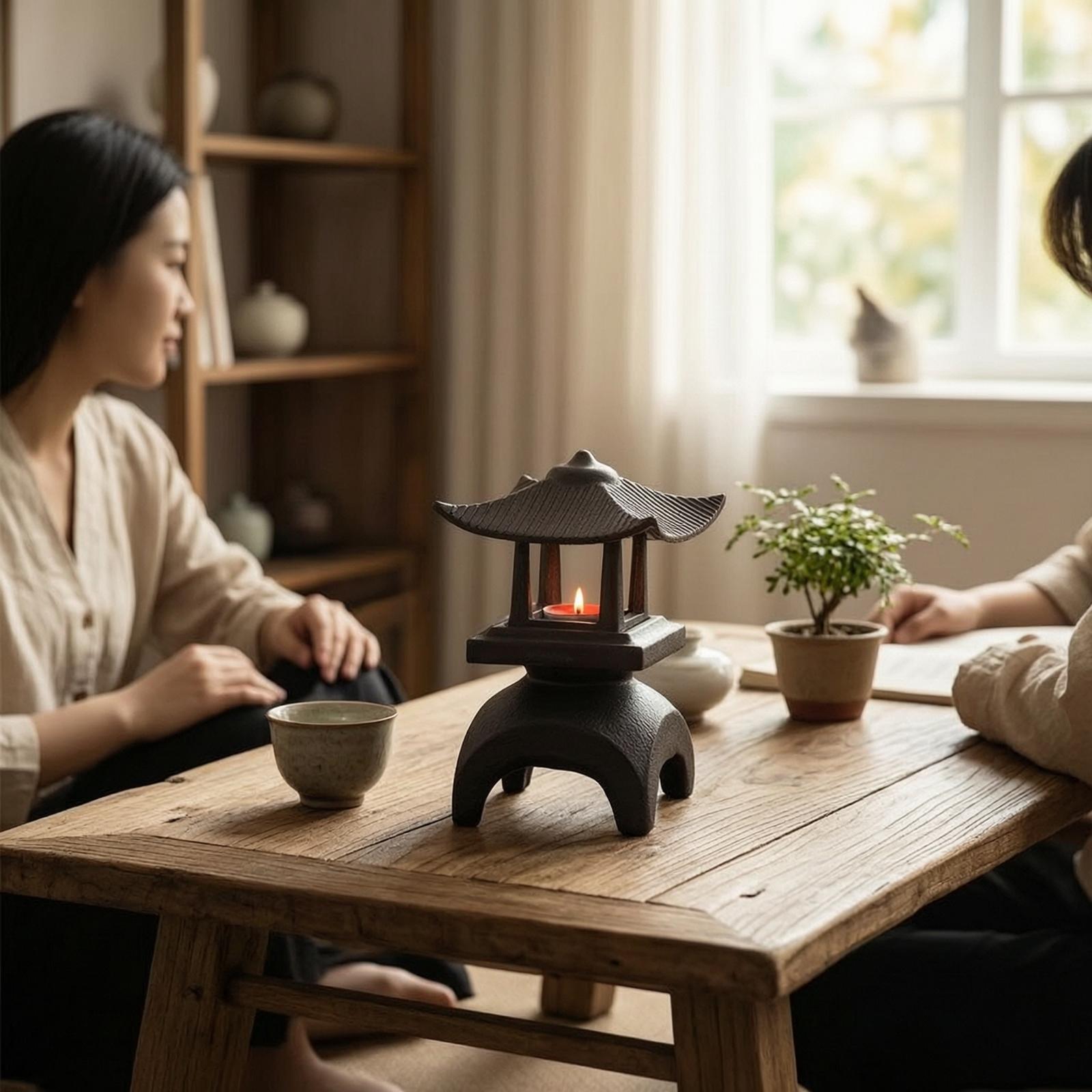 鋳鉄製ランタン クラシックキャンドルホルダー ヴィンテージラ - Candle Holder Decor のレビューと価格