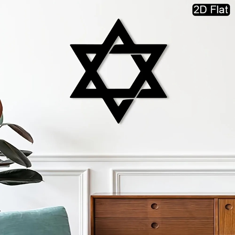 CIFBUY 鉄製ウォールアート ダビデの星 メタル彫刻 壁 - Wall Art のレビューと価格