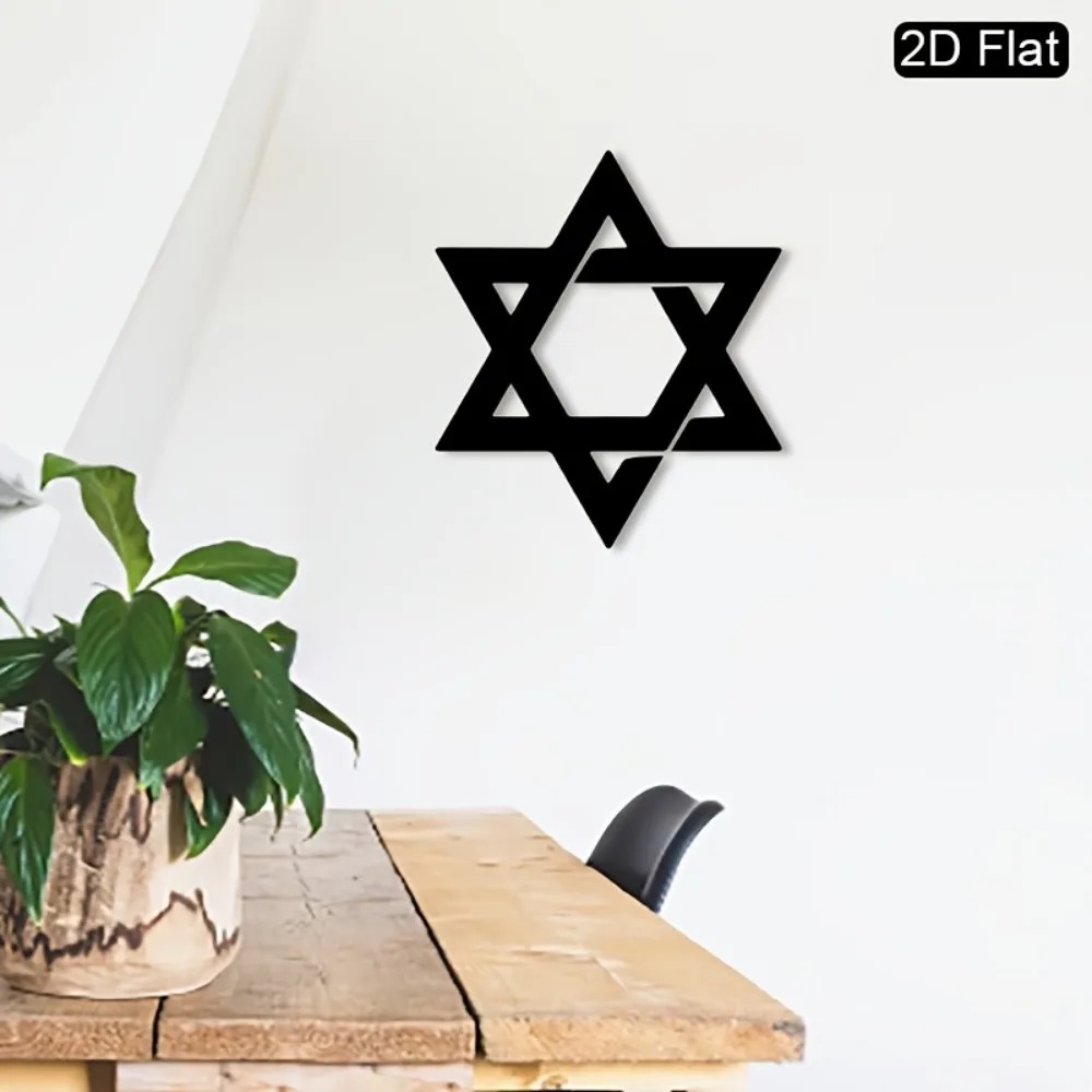 CIFBUY 鉄製ウォールアート ダビデの星 メタル彫刻 壁 - Wall Art のレビューと価格