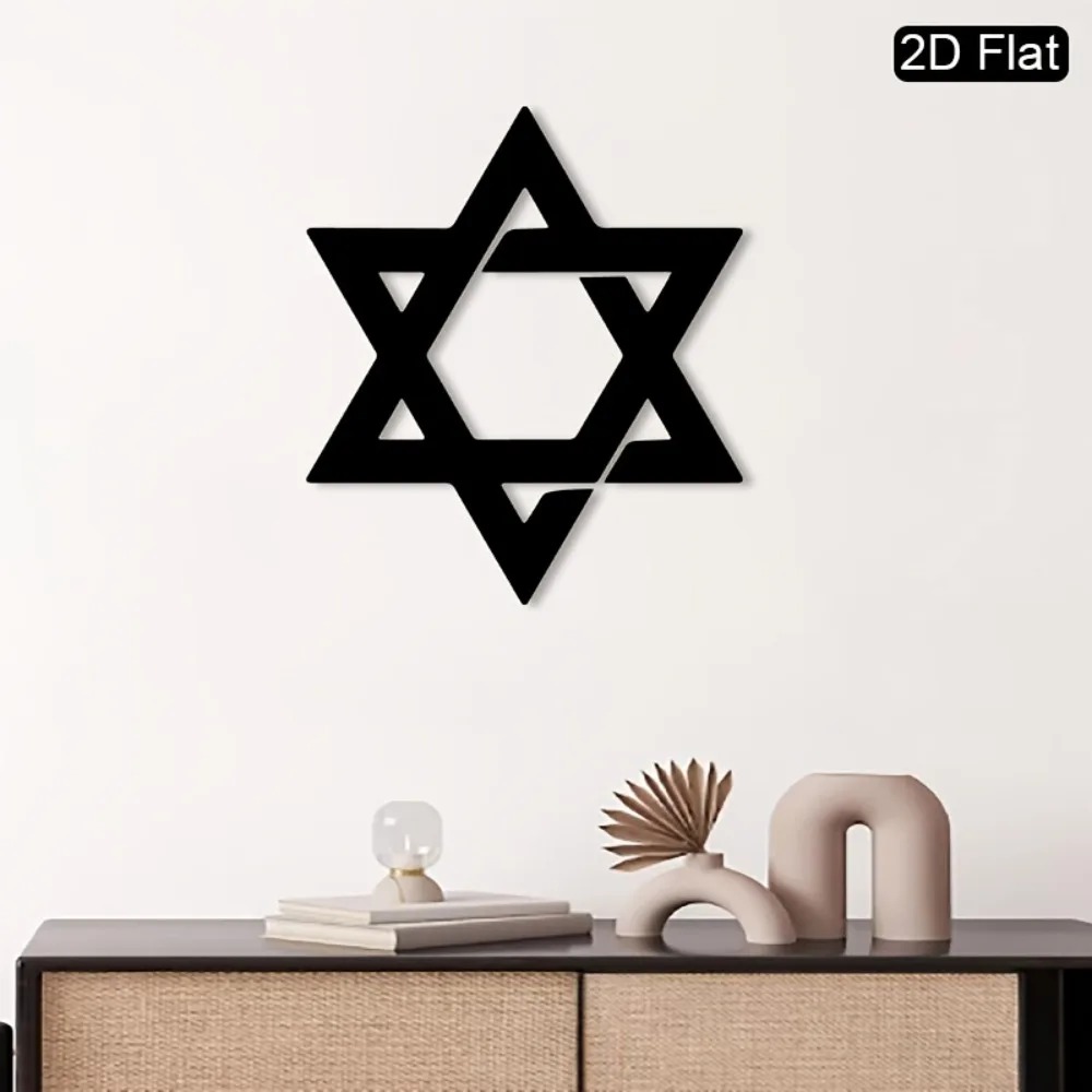 CIFBUY 鉄製ウォールアート ダビデの星 メタル彫刻 壁 - Wall Art のレビューと価格