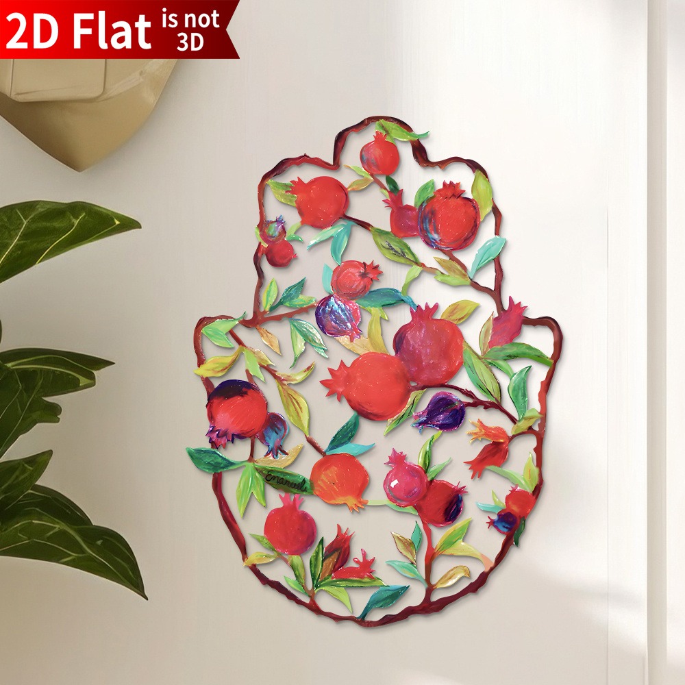 CIFBUY ハムサ メタル製壁飾り、魔除けの目模様と花のモ - Wall Art のレビューと価格