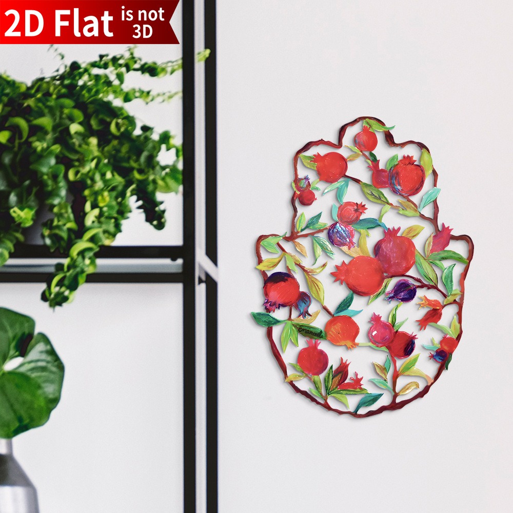 CIFBUY ハムサ メタル製壁飾り、魔除けの目模様と花のモ - Wall Art のレビューと価格