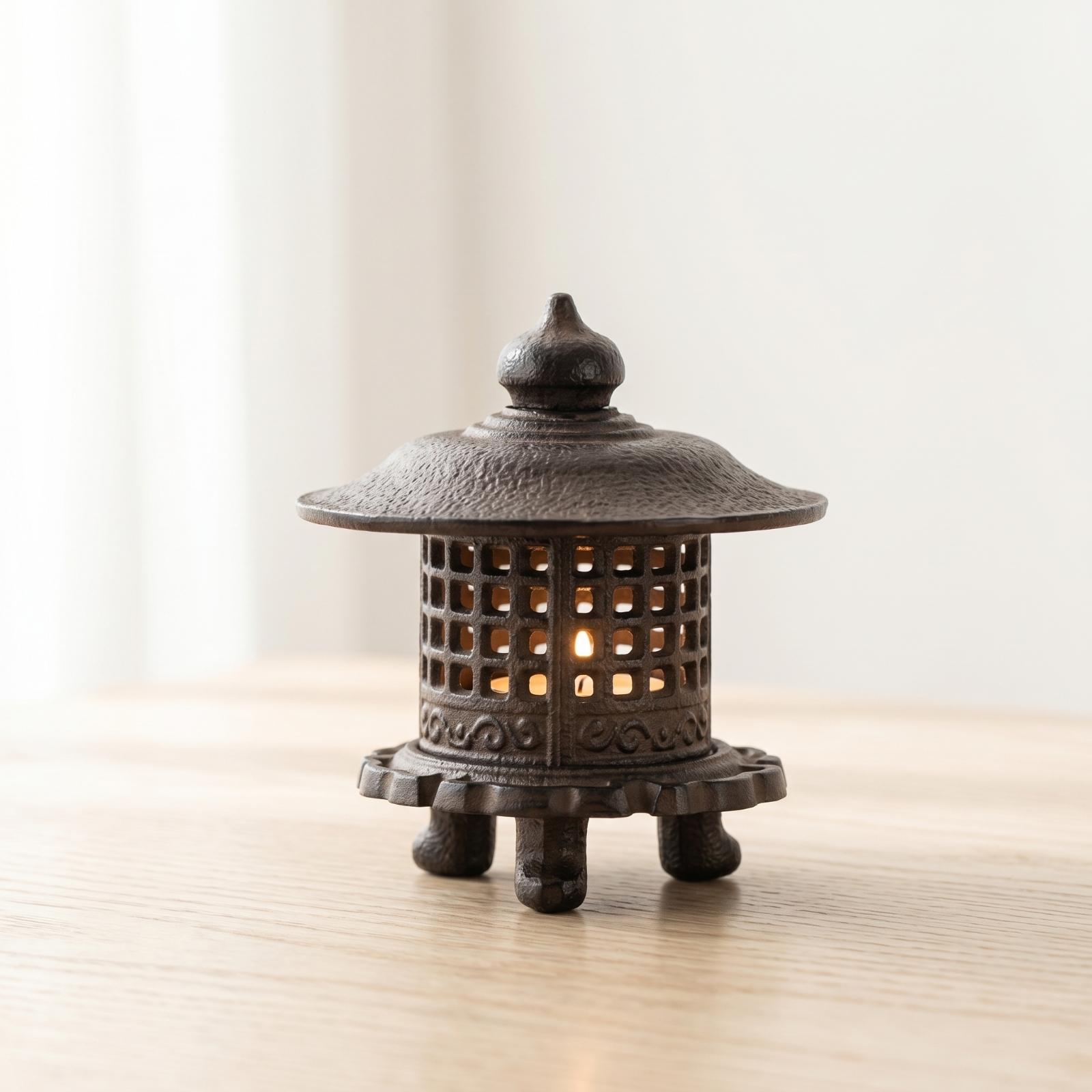 鋳鉄製ランタン卓上キャンドルホルダー ヴィンテージ装飾ランタ - Candle Holder Decor のレビューと価格