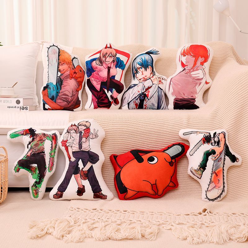 45cmのチェンソーマンの不規則な形状のぬいぐるみクッション - Throw Pillow のレビューと価格