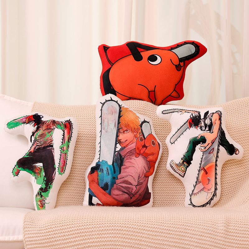 45cmのチェンソーマンの不規則な形状のぬいぐるみクッション - Throw Pillow のレビューと価格
