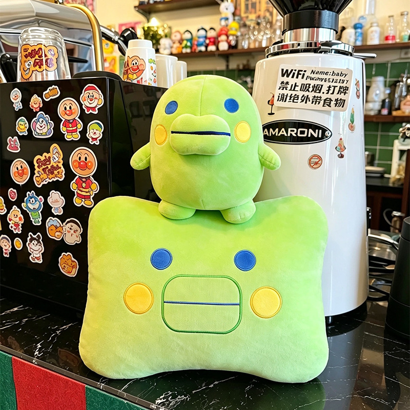 漫画タマゴッチ クチパッチ 漫画人形 ソフトぬいぐるみ クッ - Throw Pillow のレビューと価格