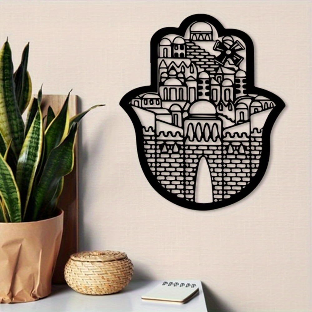 CIFBUY エルサレムの聖都をモチーフにした金属製の壁飾り - Wall Art のレビューと価格