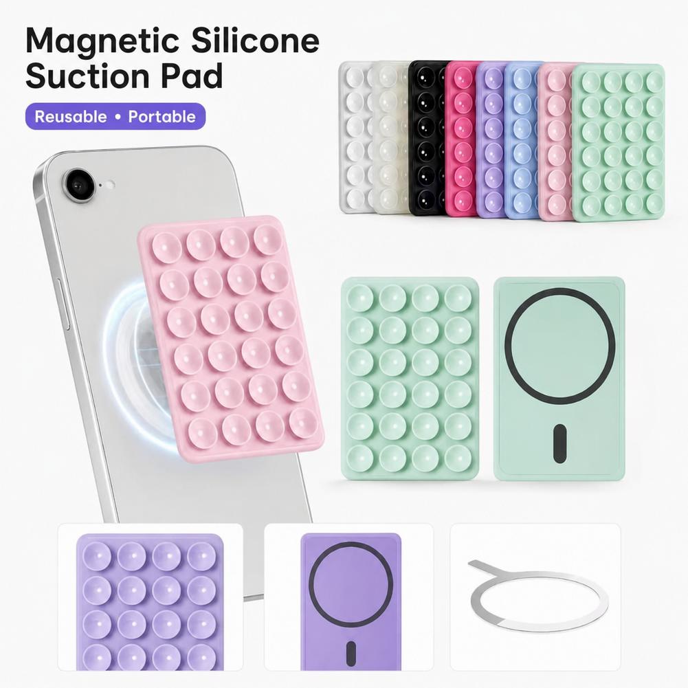 シリコン製、吸盤式スマートフォンホルダー。多機能吸盤マット、 - Wall Sticker のレビューと価格