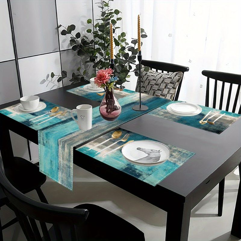 VIKAMA モランディ アブストラクト インク テーブルラ - Table Runner のレビューと価格