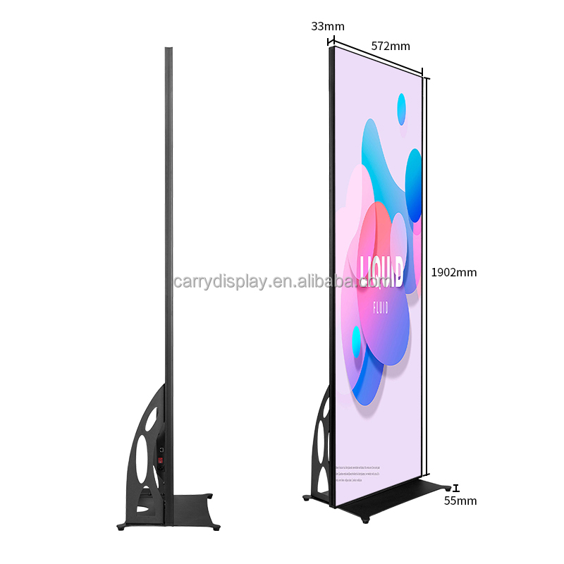 WiFi 4G制御 P2.5 屋内フロアスタンド型LEDミラ - Decorative Mirror のレビューと価格