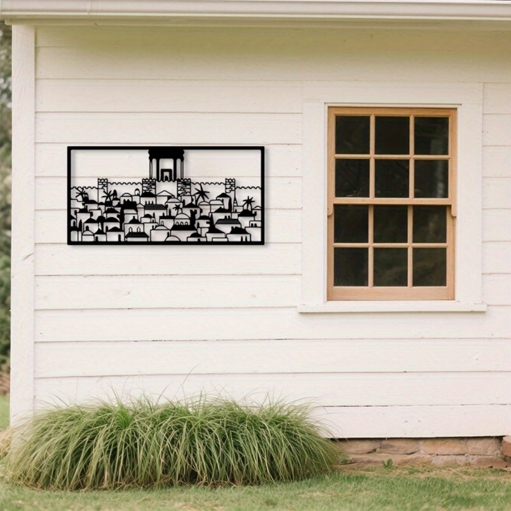 CIFBUY 金属製ウォールアート エルサレム壁画像 ユダヤ - Wall Art のレビューと価格